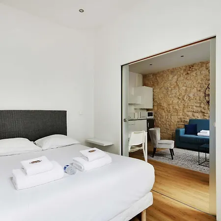Confortable -1br 4p- Quartier Beaubourg Appartamento *